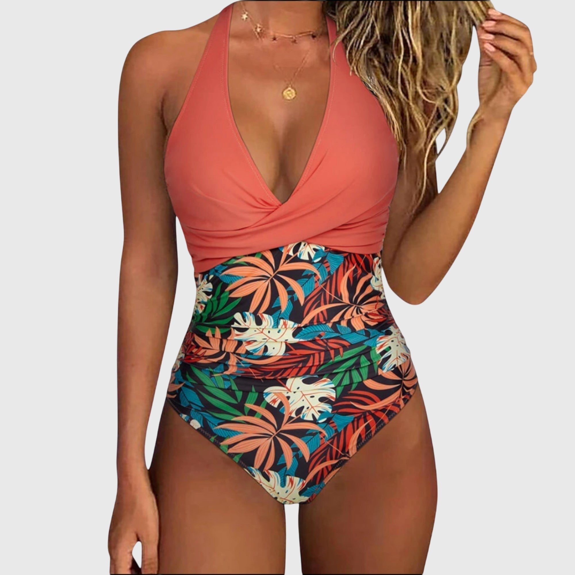 Florence | Elegant Women's Swimsuit with V-Neck