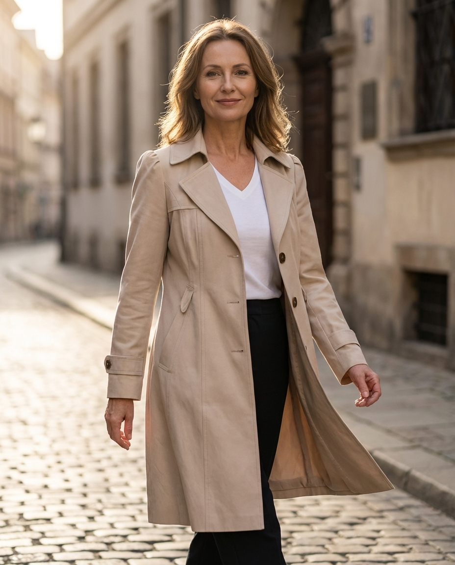 Olivette | Elegant Vintage Summer Coat