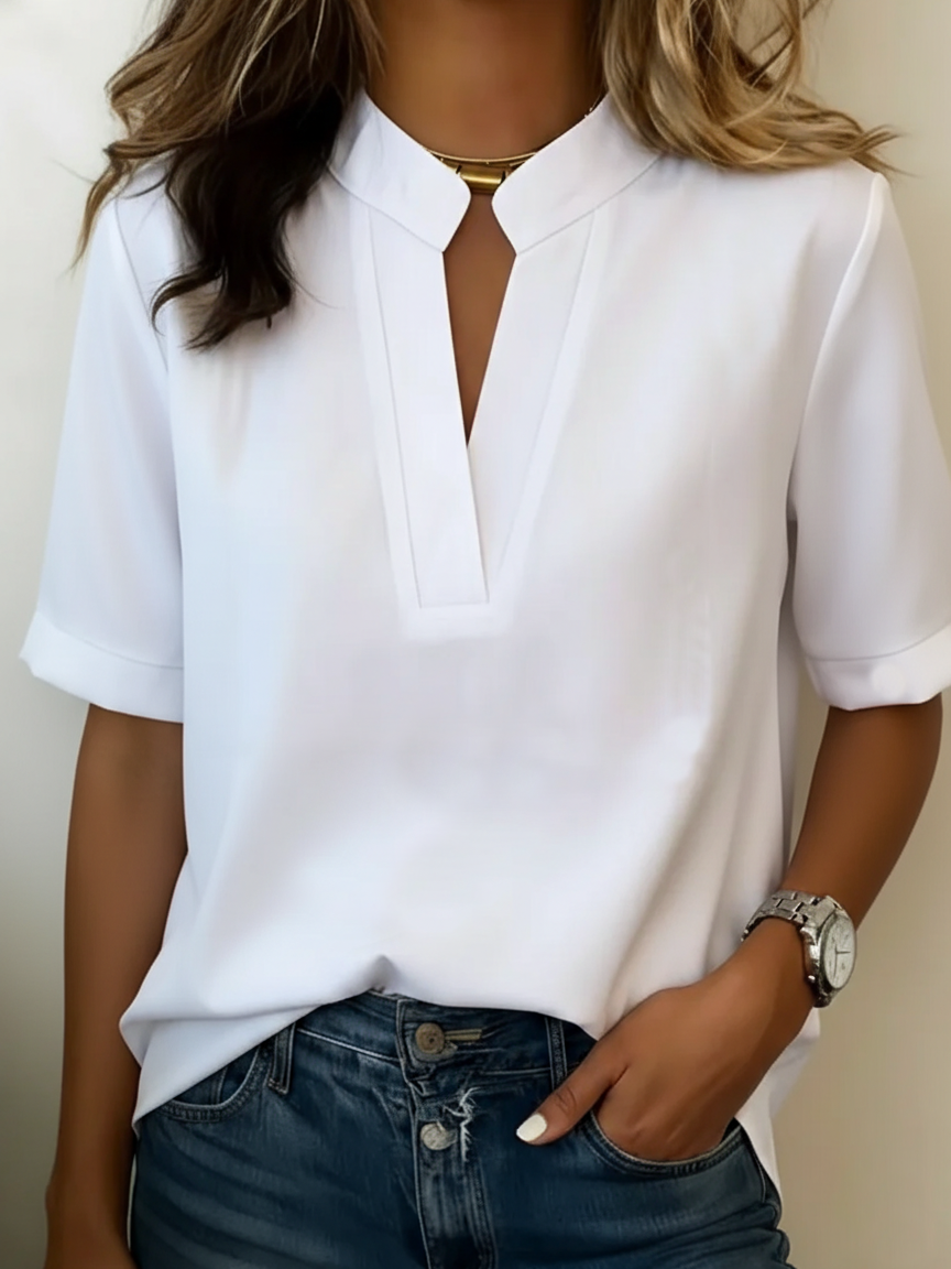 Frances | Elegant Blouse with Refined Collar