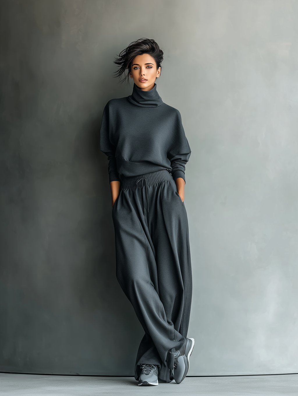 Wilma | Knit Ensemble Wide Pants