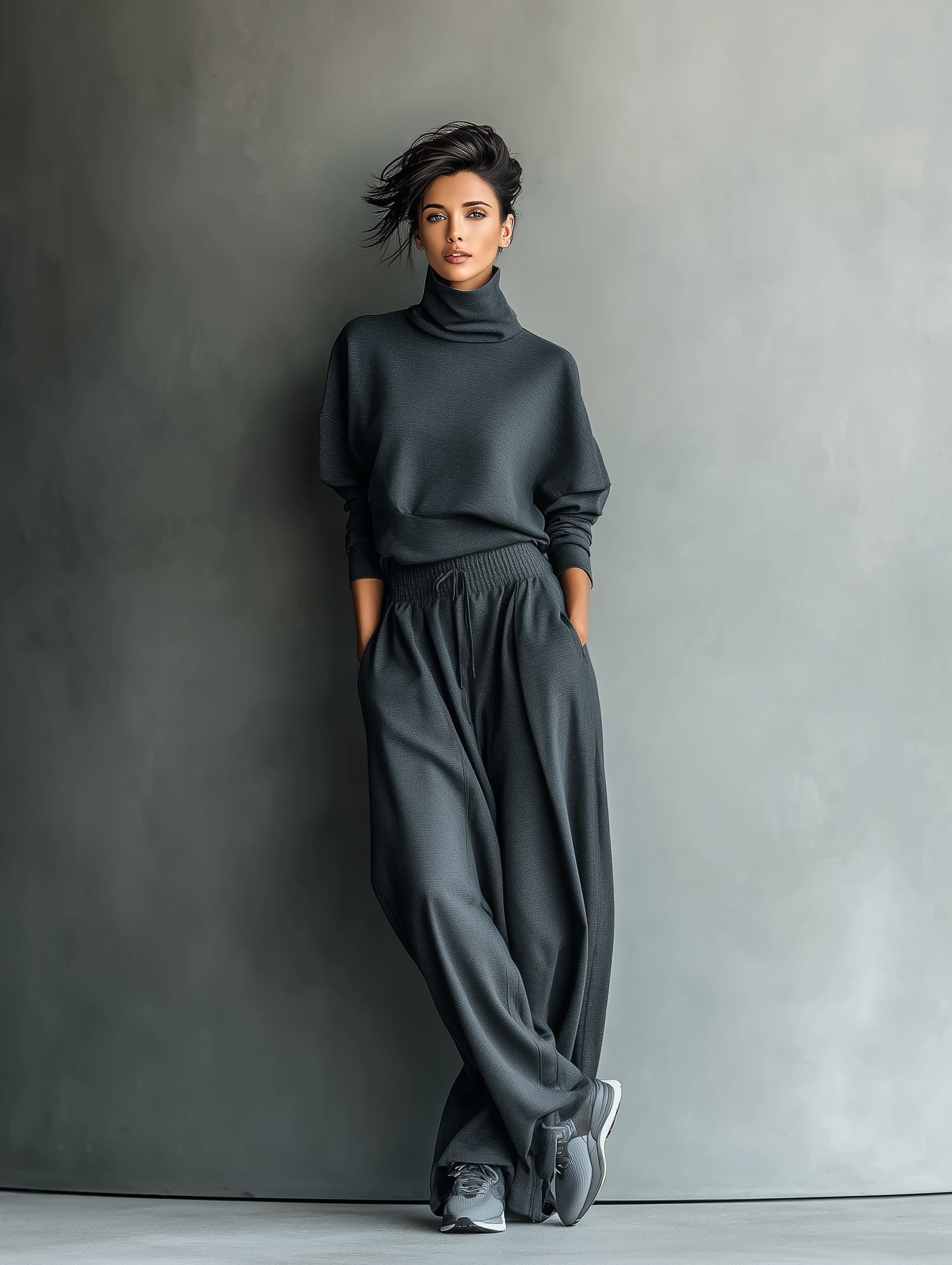 Wilma | Knit Ensemble Wide Pants
