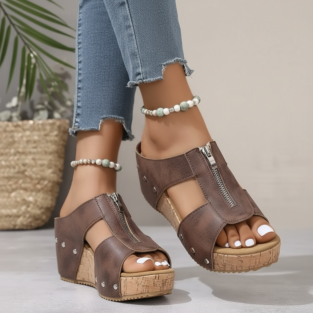 Gigi | Stylish Wedge Sandals