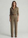 Celia | Checked Jumpsuit with Sophisticated Details
