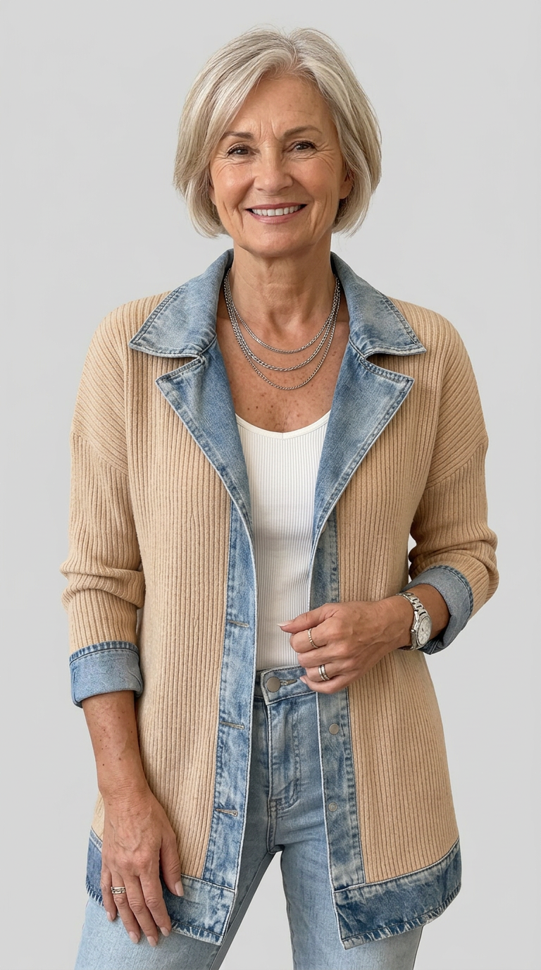Mariella | Mixed Jacket