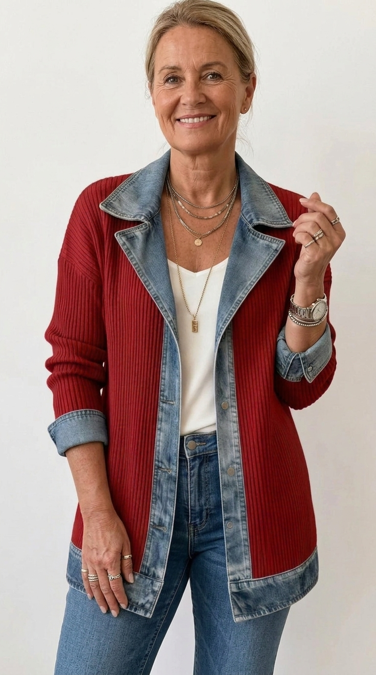 Mariella | Mixed Jacket