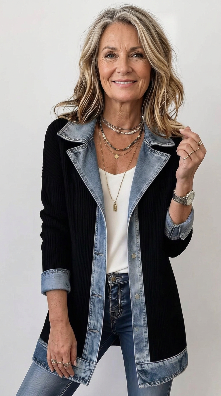 Mariella | Mixed Jacket