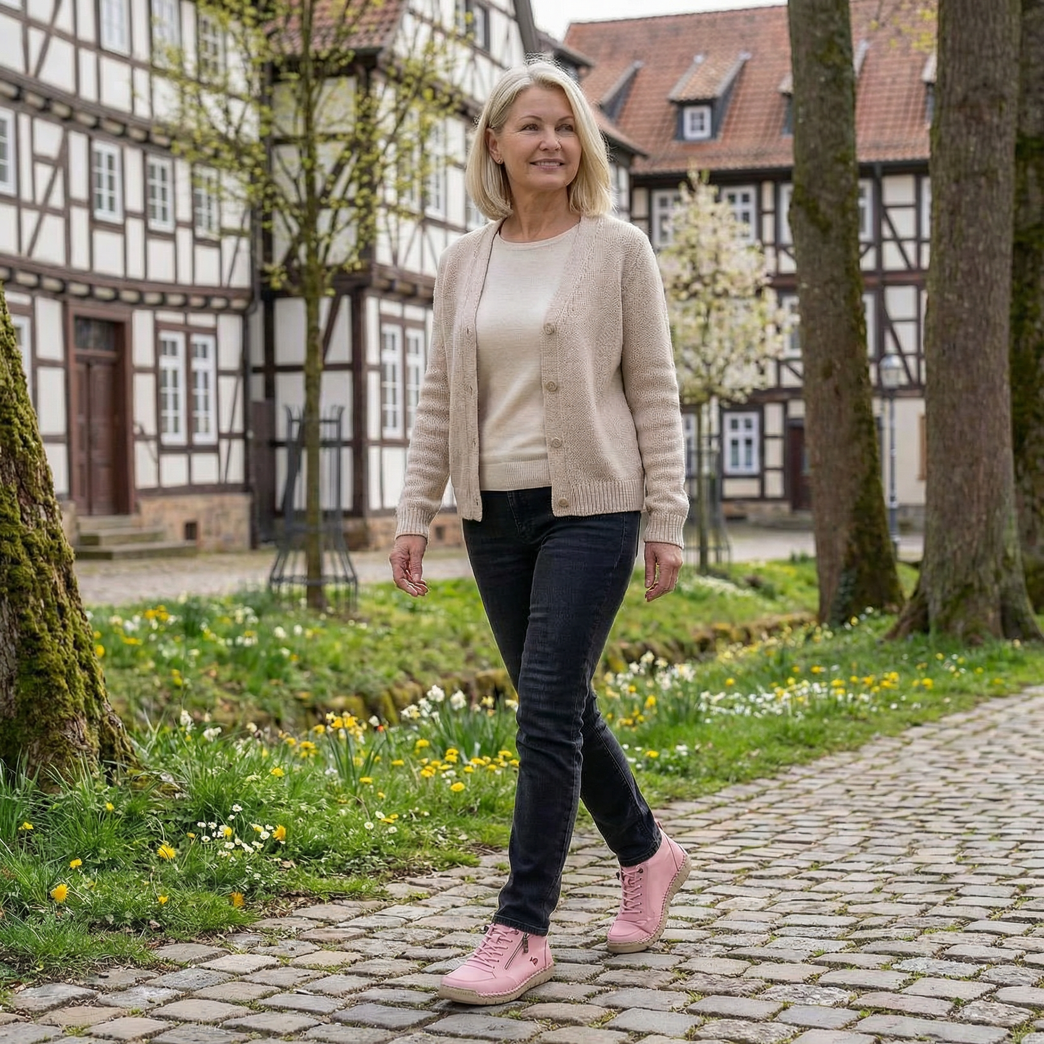 Marian │ Comfortable orthopedic sneakers with zipper