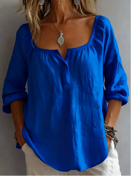Sherri | Elegant Blouse with Square Neckline