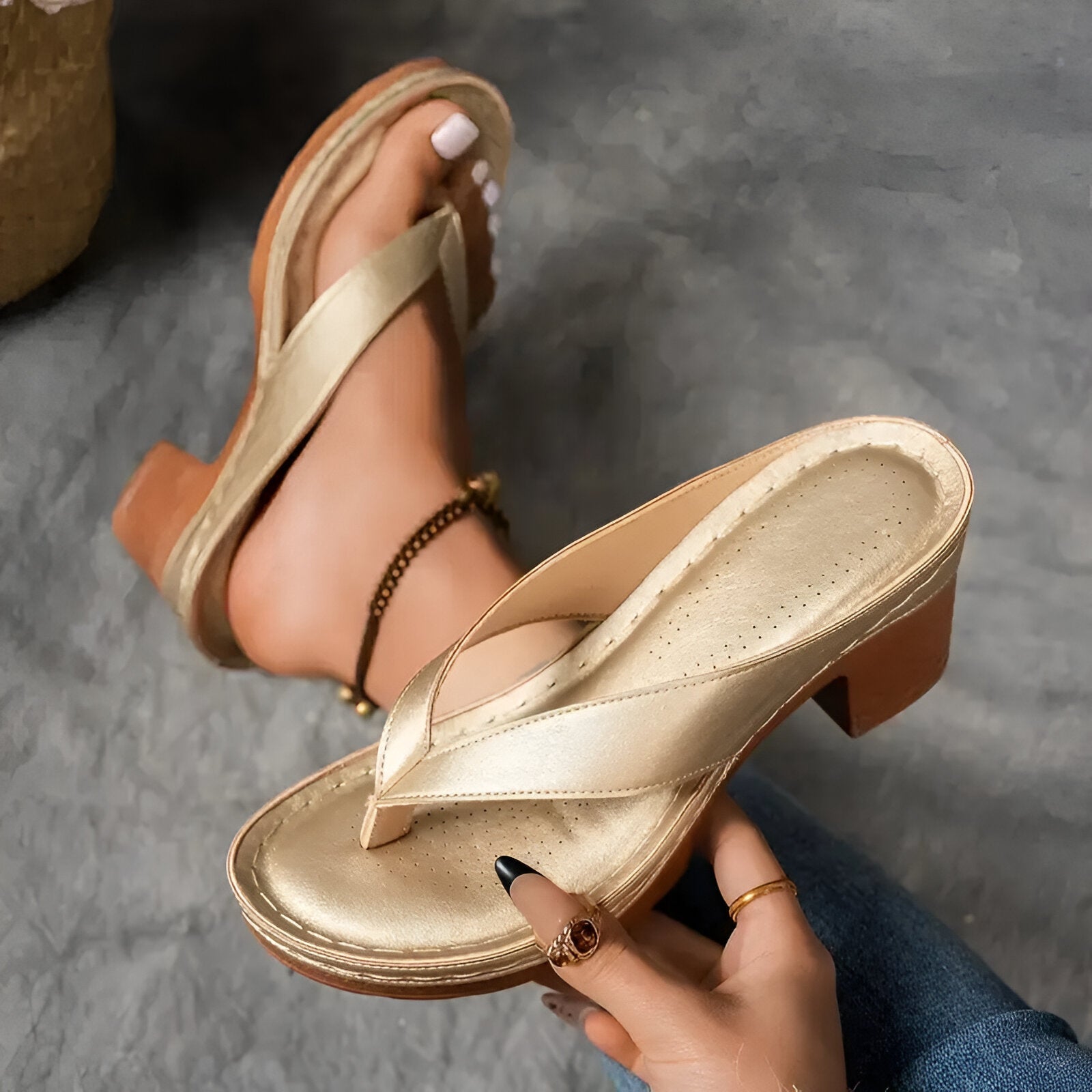 Geneva | Elegant High-Heeled Mule