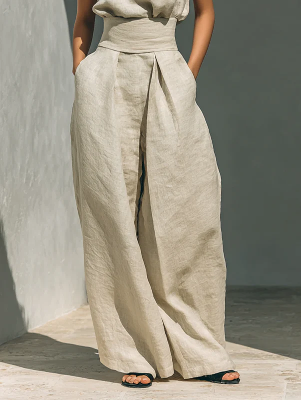 Nuria | Minimalist Sleeveless Top Set