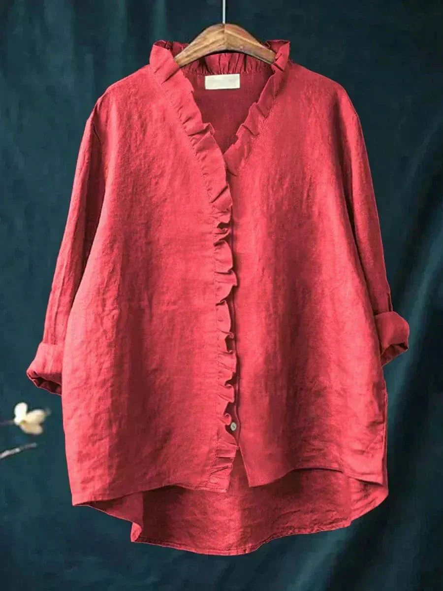 Célestine | Delicate Ruffled Blouse