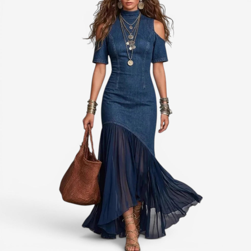 Keanna | Long Denim Dress