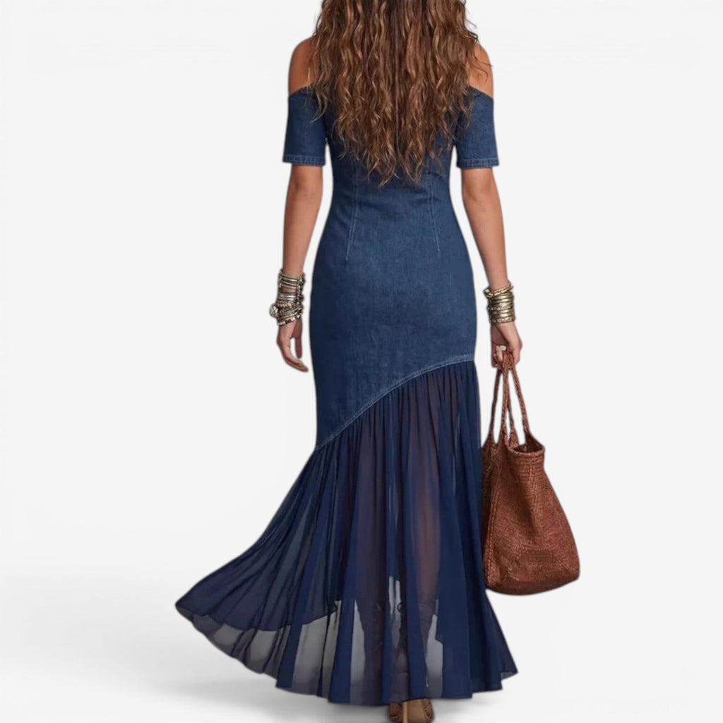 Keanna | Long Denim Dress