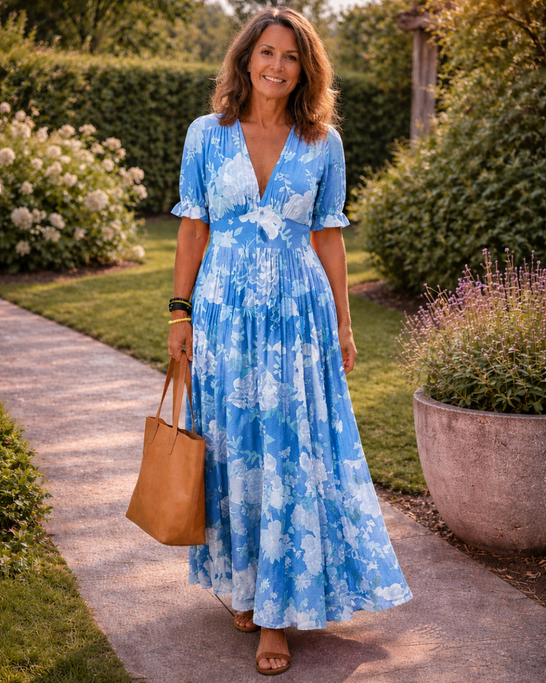 Debbie | Flattering Floral Maxi Dress
