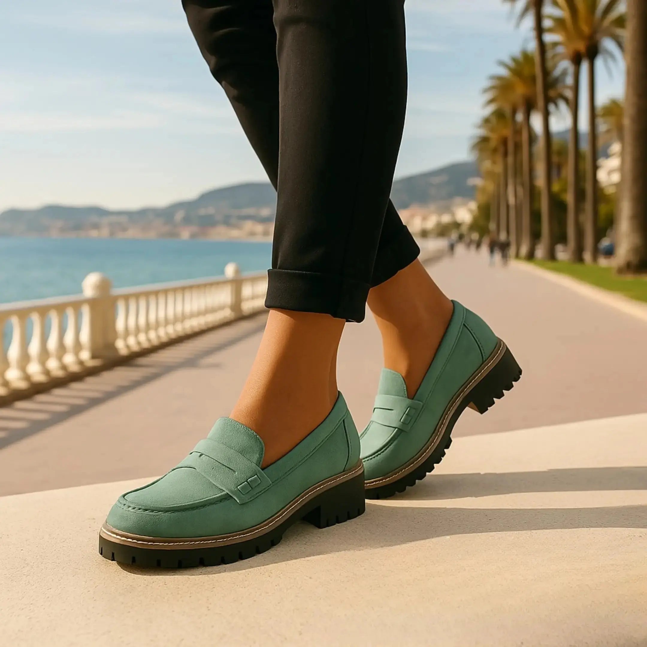 Nadia | Timeless Suede Loafers