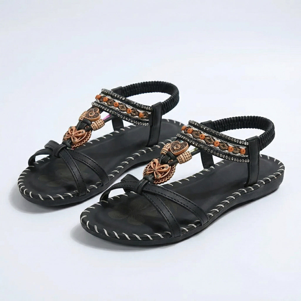 Nadia | Ibiza Style Sandals Combining Comfort and Elegance