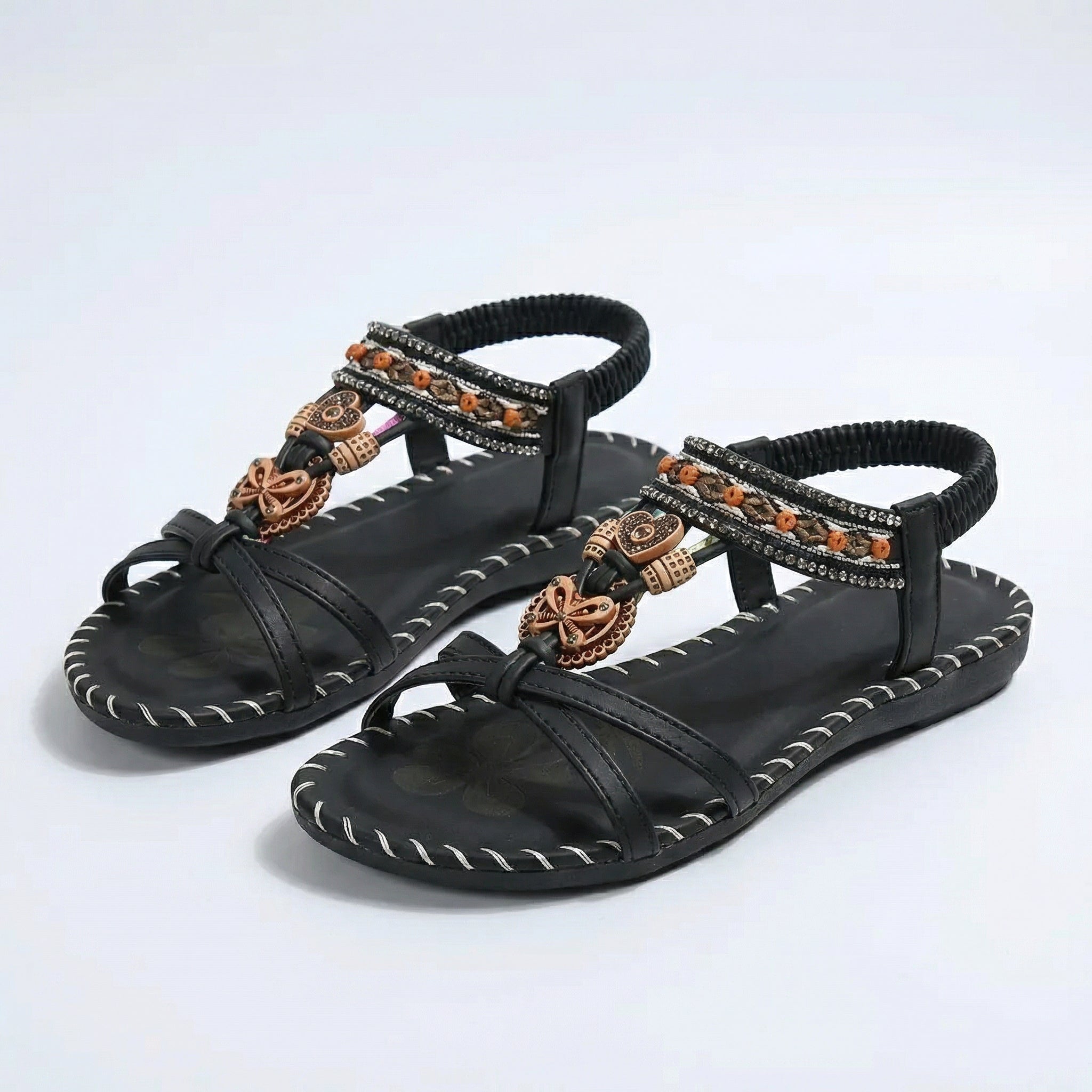 Nadia | Ibiza Style Sandals Combining Comfort and Elegance