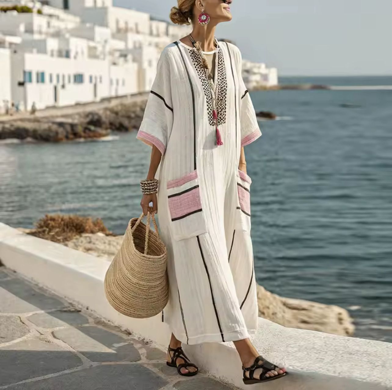 Mary | Elegant Long Beach Dress