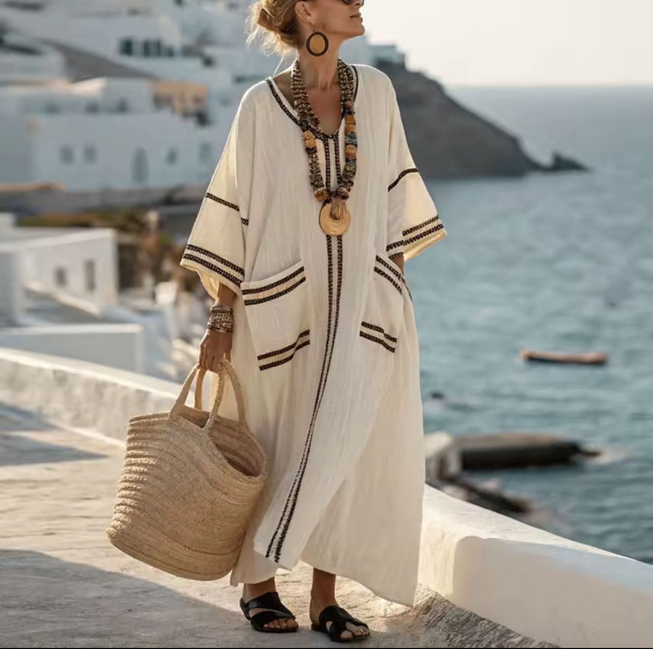 Mary | Elegant Long Beach Dress