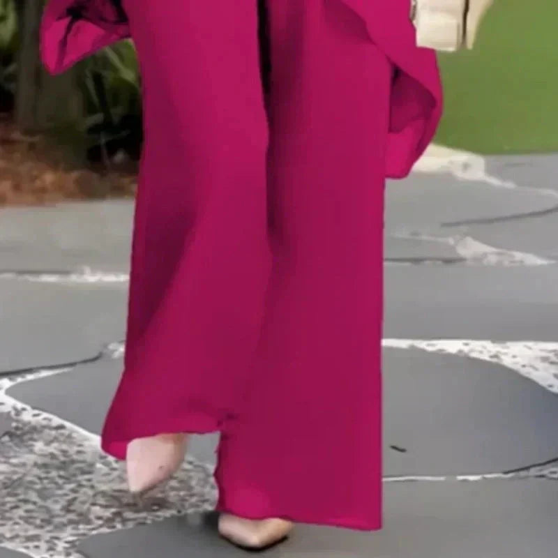 Harper | Elegant Irregular Set of Top and Pants