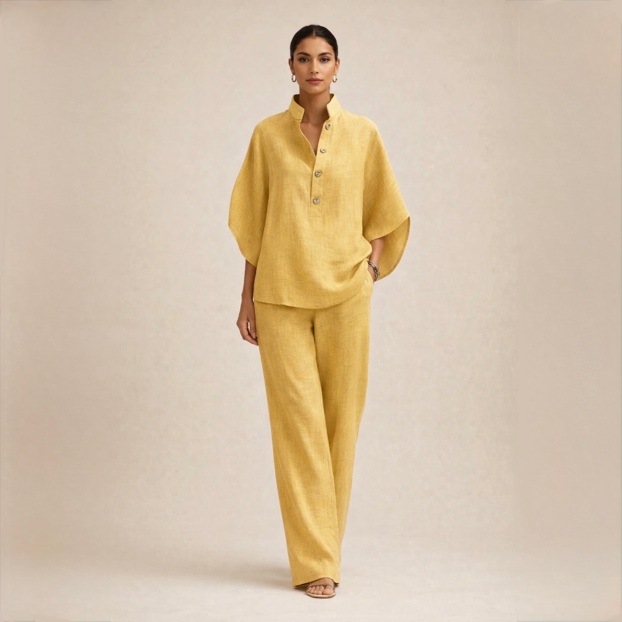Maria | Loose Linen Suit