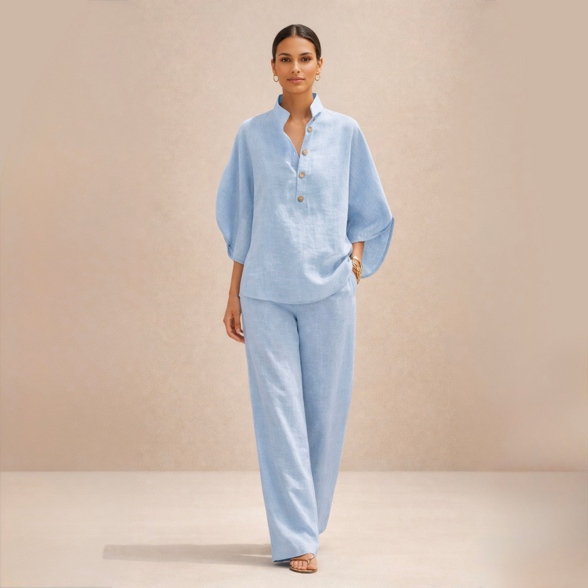 Maria | Loose Linen Suit