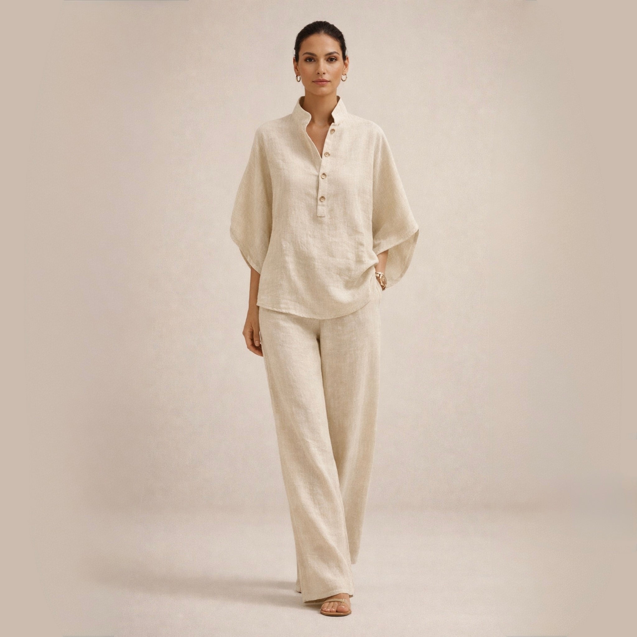 Maria | Loose Linen Suit