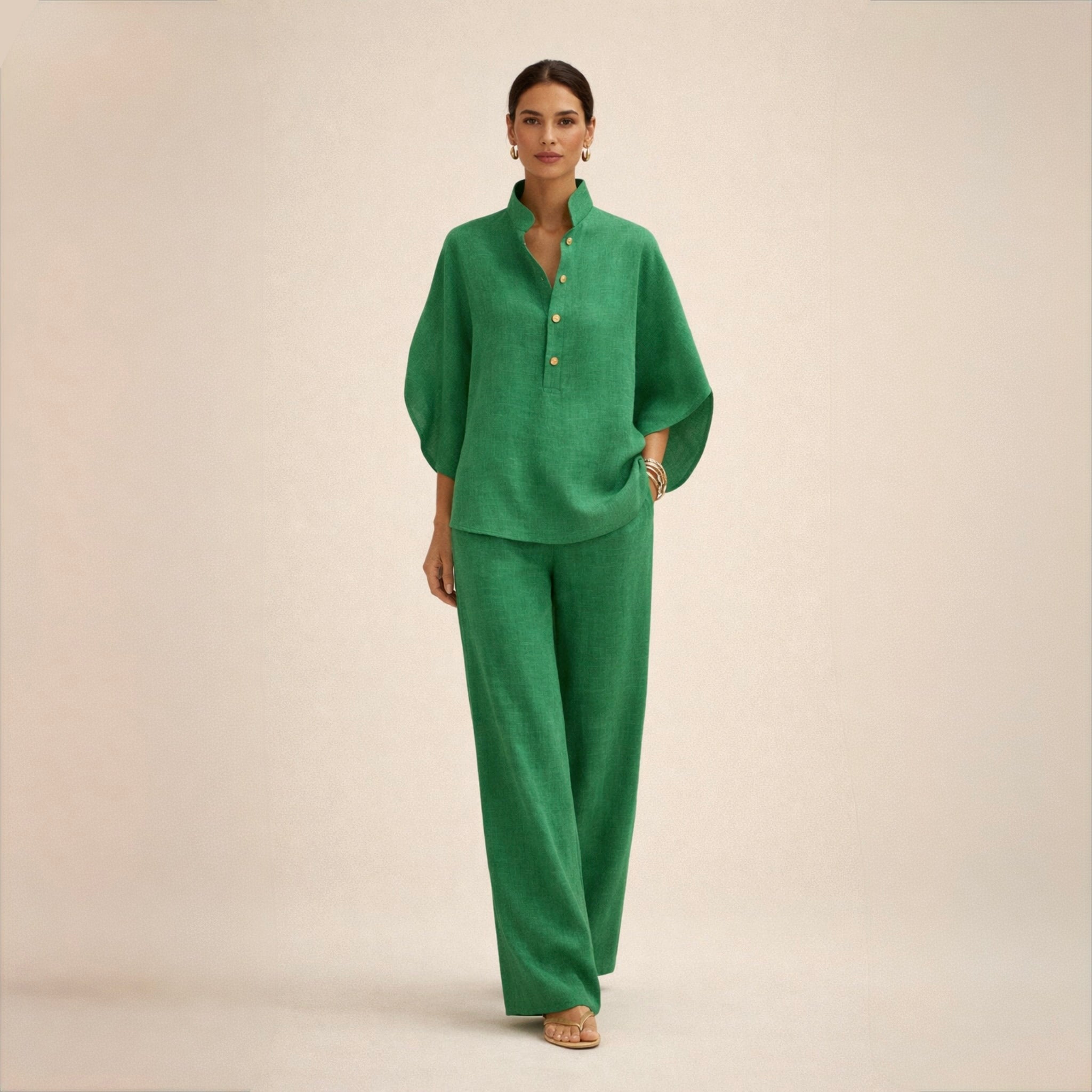 Maria | Loose Linen Suit