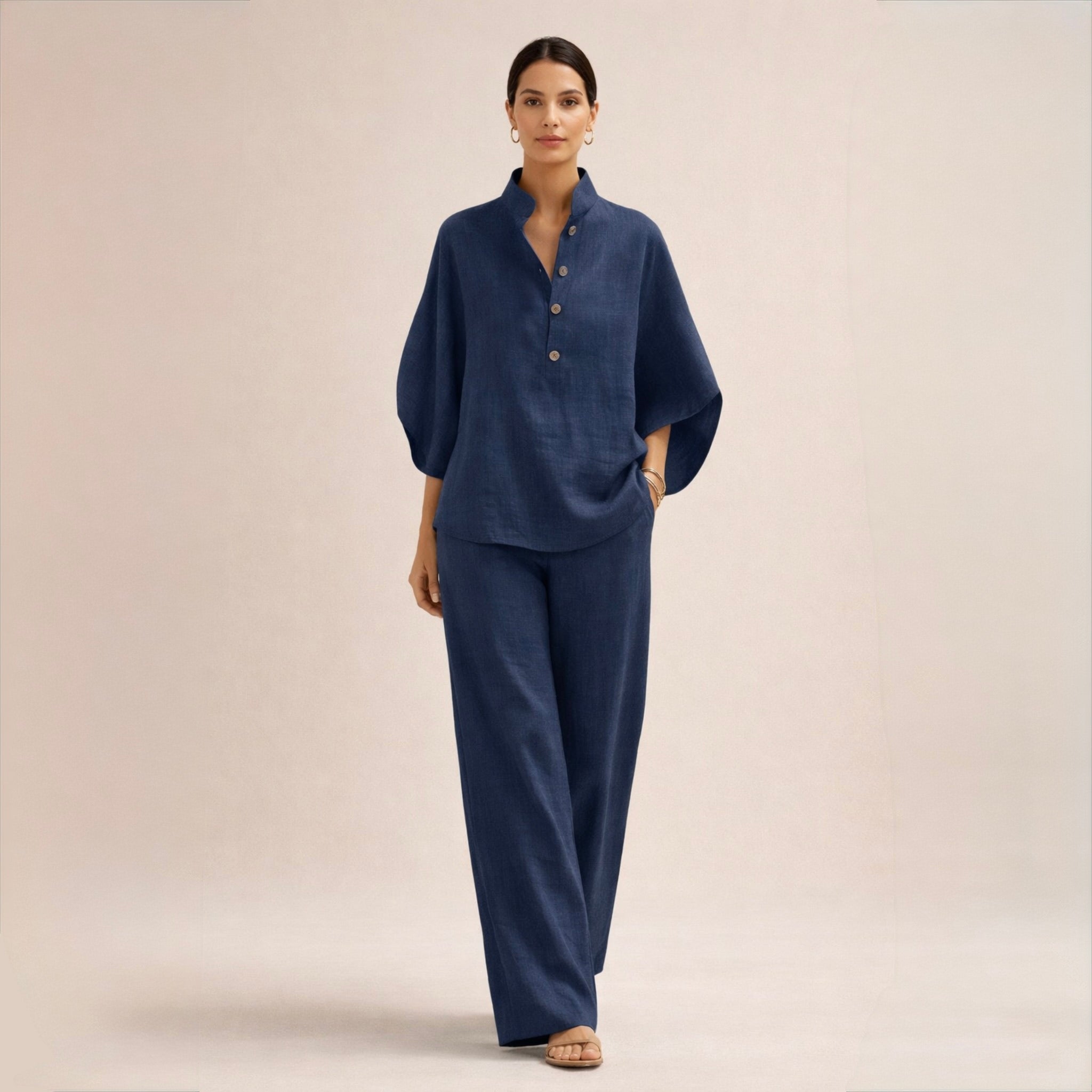 Maria | Loose Linen Suit