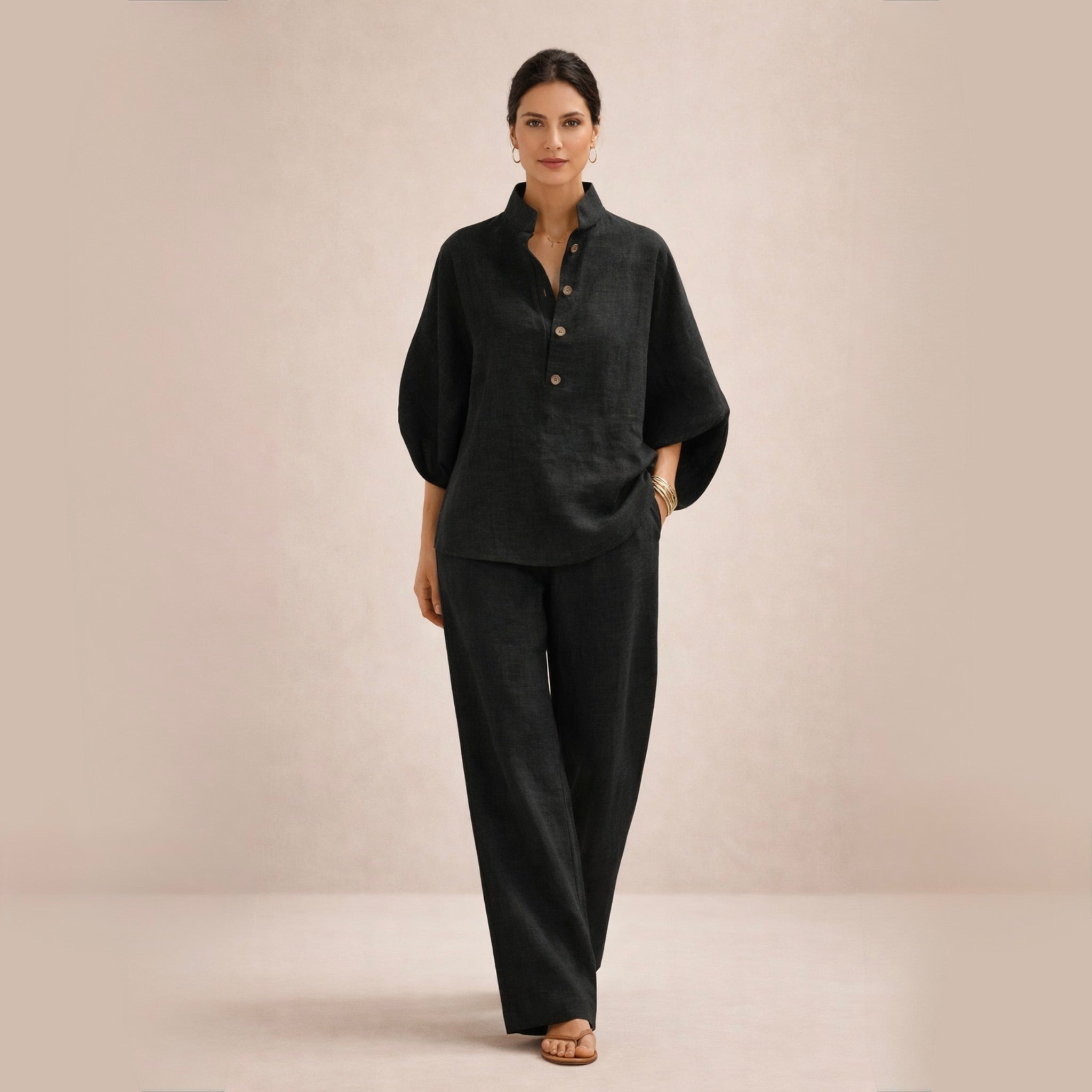 Maria | Loose Linen Suit