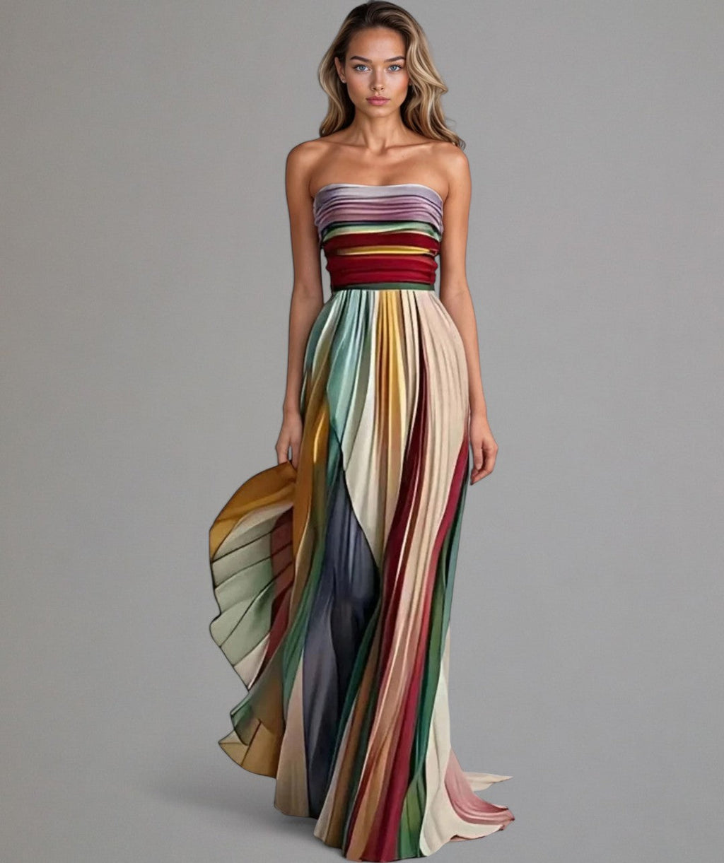 Talma | Effortless Strapless A-Line Dress