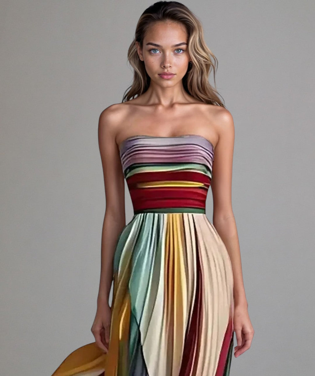 Talma | Effortless Strapless A-Line Dress