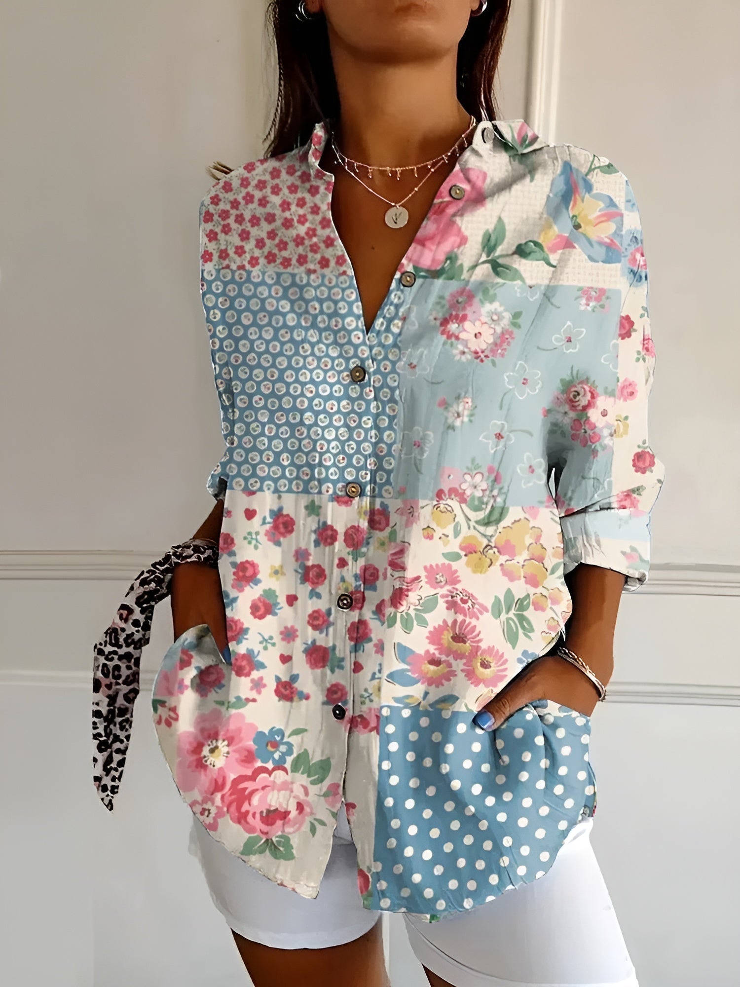 Kaitlyn | Fluid Floral Blouse