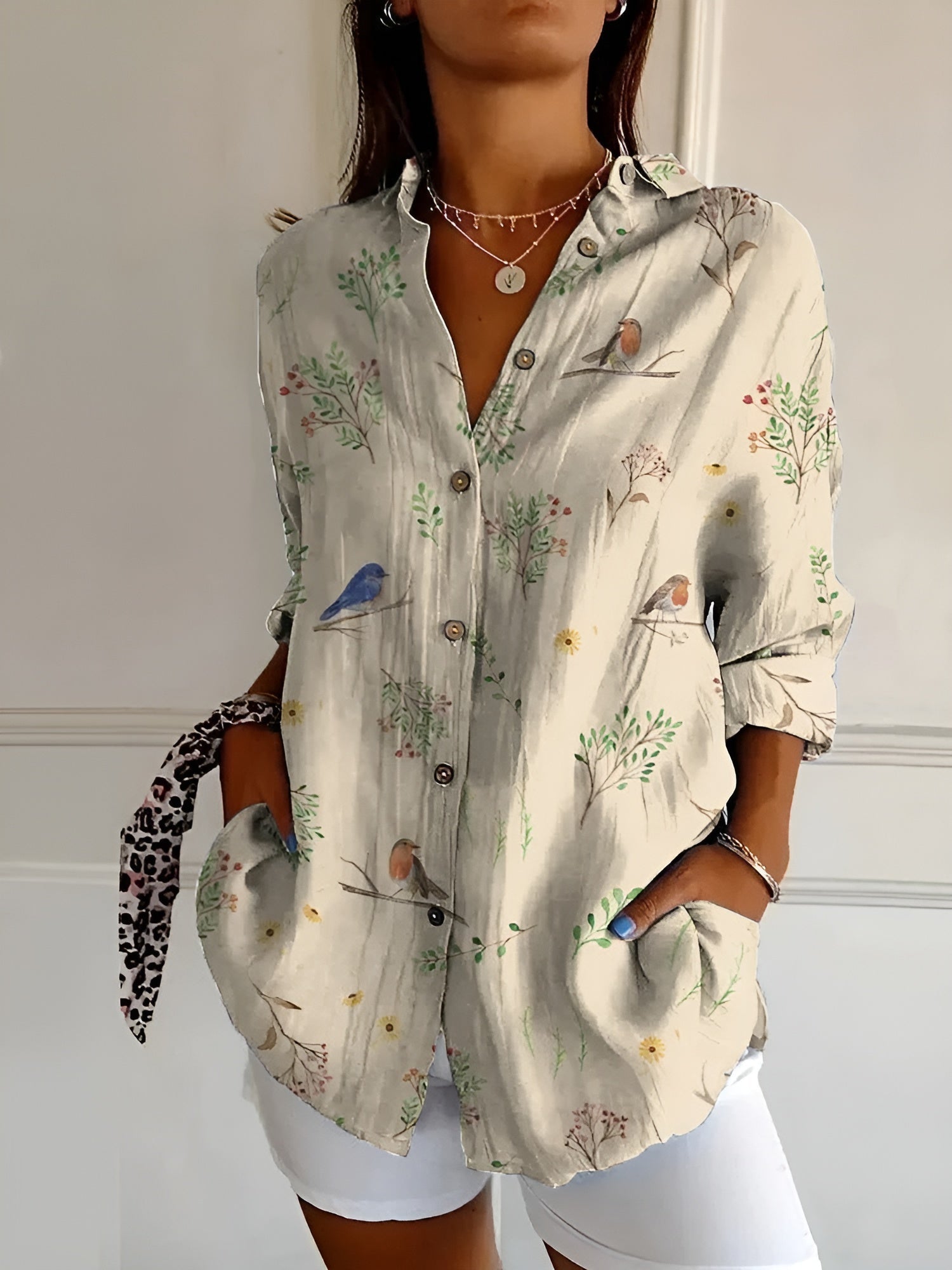 Kaitlyn | Fluid Floral Blouse