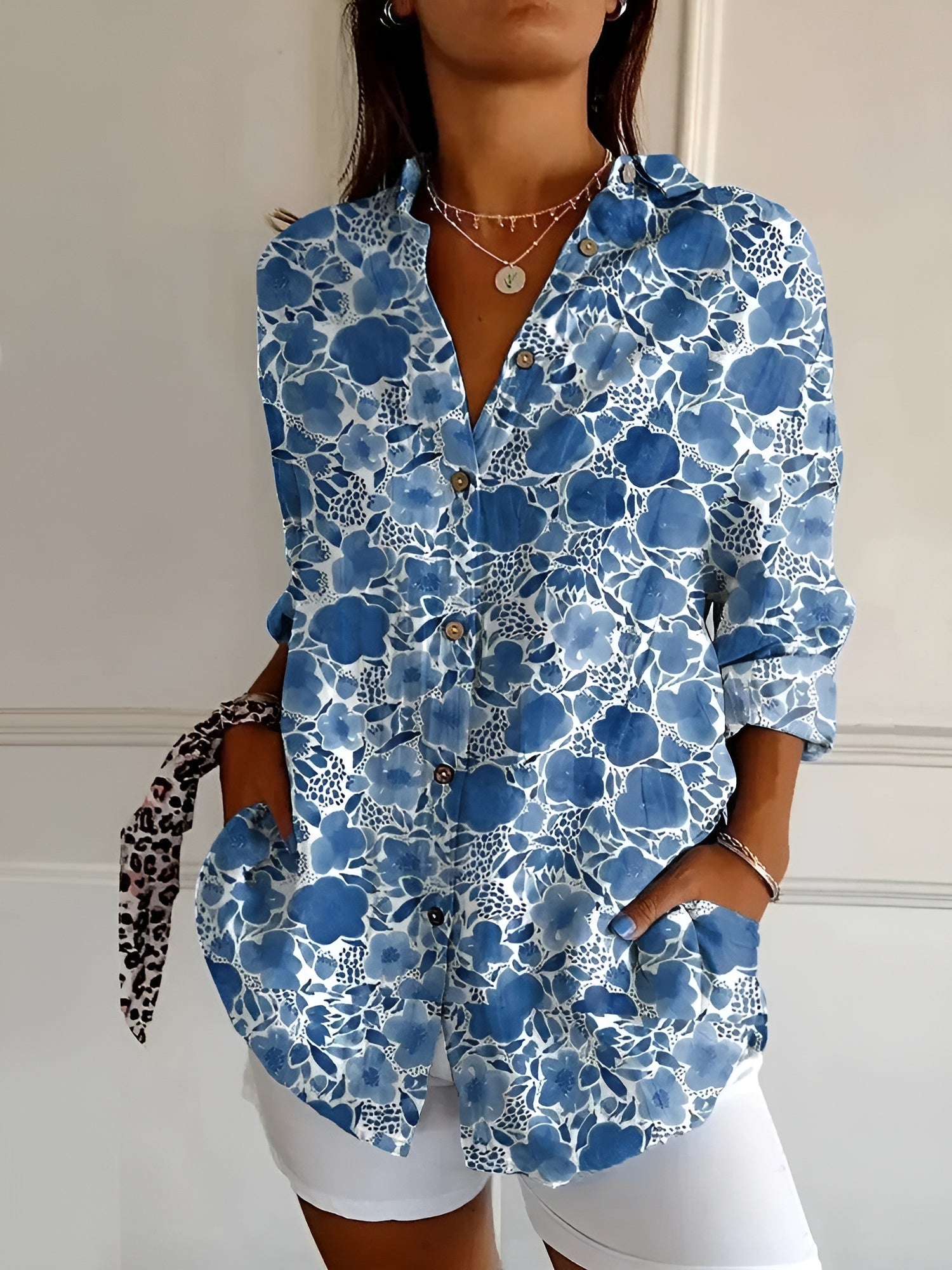 Kaitlyn | Fluid Floral Blouse