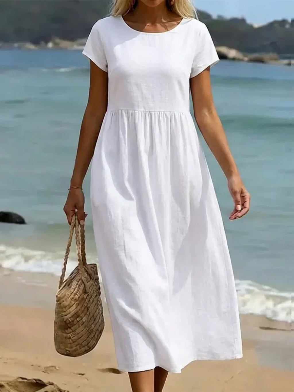 Ursina | Fluid Midi Dress