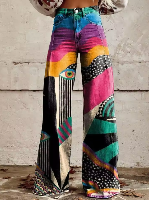 Talia | Flared Pants Boho Chic